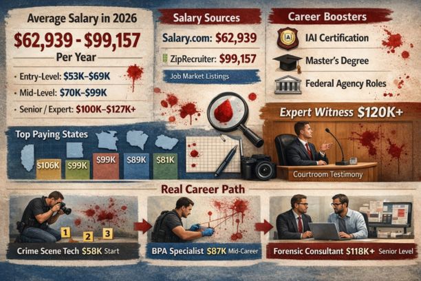 What is Blood Spatter Analyst Salary in 2026?